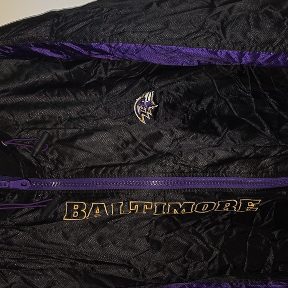 Vintage Baltimore Ravens Logo Athletic Full Zip Coat-NFL  - Picture 2 of 11